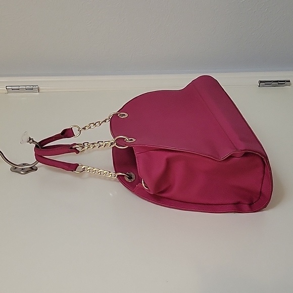 Justfab Barbie Hot Pink Dome Satchel FLAWED - Picture 7 of 9